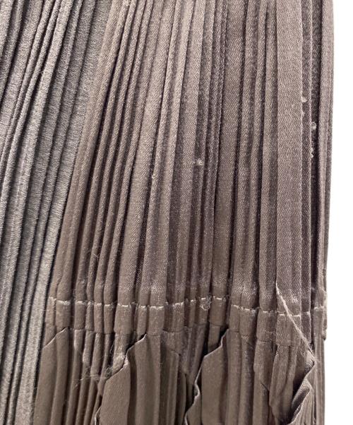ISSEY MIYAKE（イッセイミヤケ）ISSEY MIYAKE (イッセイミヤケ) サイド切替プリーツパンツ グレー サイズ:1の古着・服飾アイテム