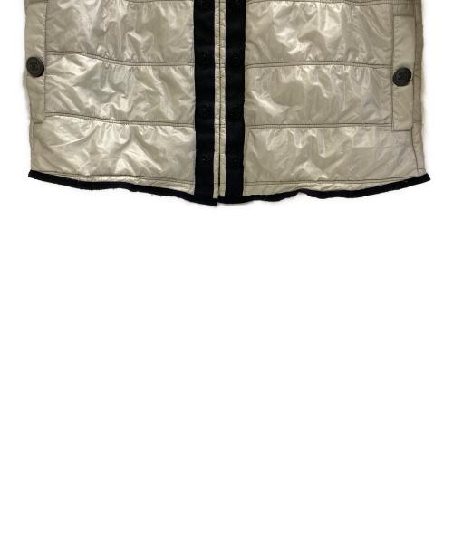 CHANEL（シャネル）CHANEL (シャネル) ココマークボタン付きパデッドジャケット ホワイト サイズ:42の古着・服飾アイテム