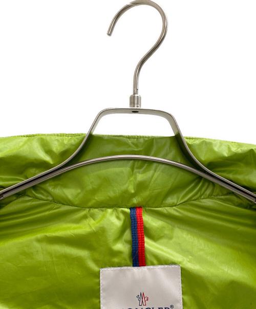 MONCLER（モンクレール）MONCLER (モンクレール) -AUBE(オーブ)-ダウンベスト 黄緑 サイズ:1の古着・服飾アイテム
