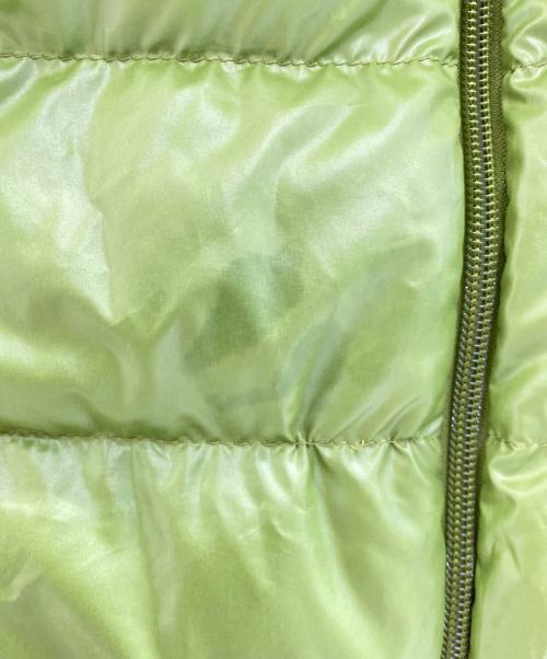 MONCLER（モンクレール）MONCLER (モンクレール) -AUBE(オーブ)-ダウンベスト 黄緑 サイズ:1の古着・服飾アイテム