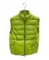 MONCLER（モンクレール）の古着「-AUBE(オーブ)-ダウンベスト」｜黄緑