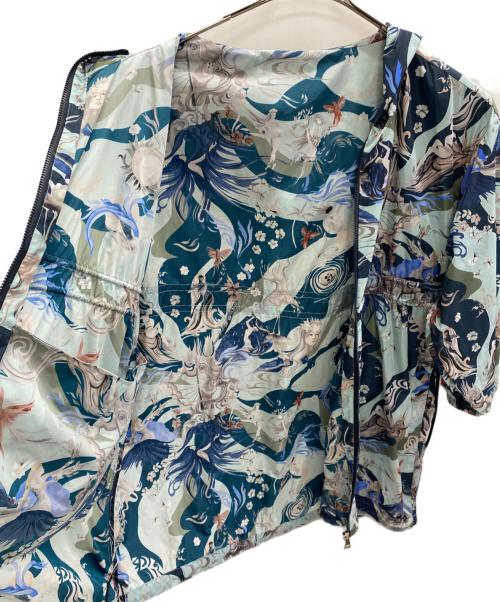 MONCLER（モンクレール）MONCLER (モンクレール) LICHEN グレー×ブルー サイズ:2の古着・服飾アイテム