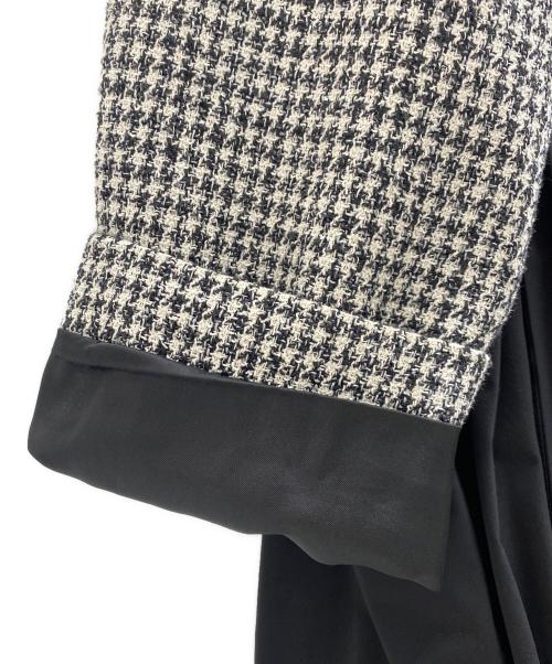 CELFORD（セルフォード）CELFORD (セルフォード) タフタコンビツイードブルゾン ブラック サイズ:Freeの古着・服飾アイテム