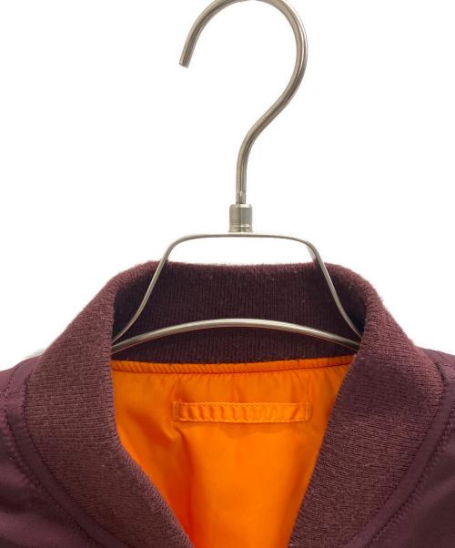 ALPHA INDUSTRIES（アルファインダストリーズ）ALPHA INDUSTRIES (アルファインダストリーズ) MA-1フライトジャケット レッド×オレンジ サイズ:Mの古着・服飾アイテム