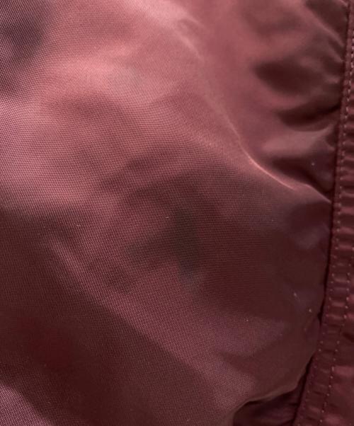 ALPHA INDUSTRIES（アルファインダストリーズ）ALPHA INDUSTRIES (アルファインダストリーズ) MA-1フライトジャケット レッド×オレンジ サイズ:Mの古着・服飾アイテム