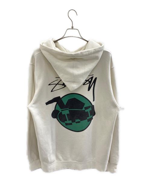 stussy（ステューシー）stussy (ステューシー) スケートマン ホワイト サイズ:Lの古着・服飾アイテム