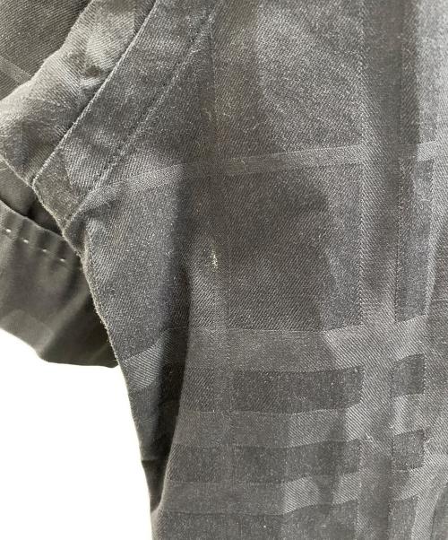 BURBERRY BLACK LABEL（バーバリーブラックレーベル）BURBERRY BLACK LABEL (バーバリーブラックレーベル) 半袖チェックシャツ ブラック サイズ:2の古着・服飾アイテム