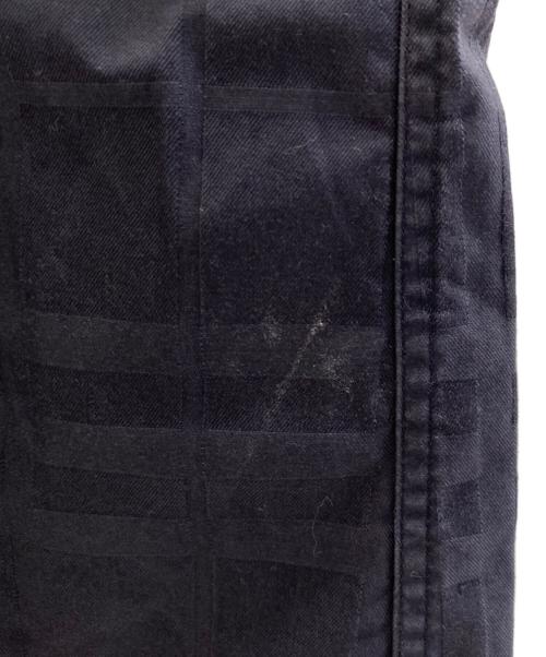 BURBERRY BLACK LABEL（バーバリーブラックレーベル）BURBERRY BLACK LABEL (バーバリーブラックレーベル) 半袖チェックシャツ ブラック サイズ:2の古着・服飾アイテム