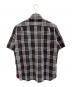 BURBERRY BLACK LABEL (バーバリーブラックレーベル) 半袖プルオーバーシャツ レッド×ブラック サイズ:3：5000円