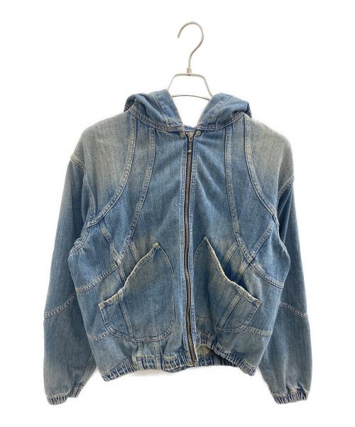 BEAMS（ビームス）BEAMS (ビームス) FUTURE ARCHIVE / SWITH DENIM HOODY ブルー サイズ:Mの古着・服飾アイテム
