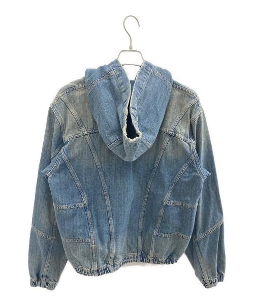 BEAMS（ビームス）BEAMS (ビームス) FUTURE ARCHIVE / SWITH DENIM HOODY ブルー サイズ:Mの古着・服飾アイテム