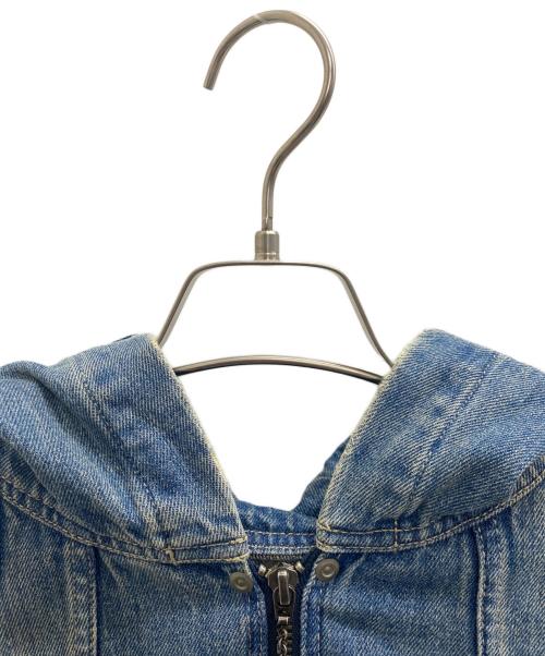 BEAMS（ビームス）BEAMS (ビームス) FUTURE ARCHIVE / SWITH DENIM HOODY ブルー サイズ:Mの古着・服飾アイテム