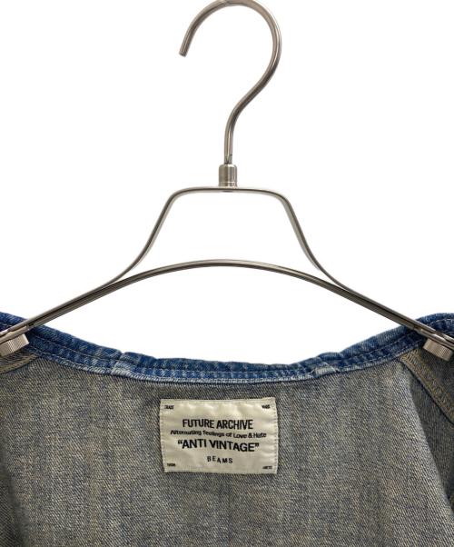 BEAMS（ビームス）BEAMS (ビームス) FUTURE ARCHIVE / SWITH DENIM HOODY ブルー サイズ:Mの古着・服飾アイテム