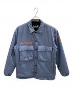SCHOTT BROS.ショットブロス）の古着「CHEST POCKET COACH JACKET」｜ライトグレー