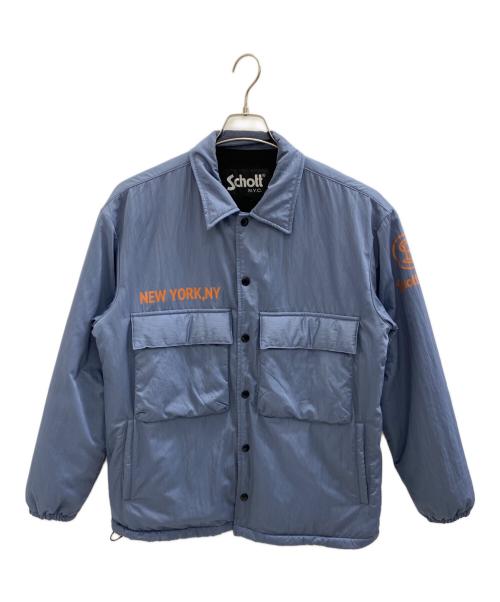 SCHOTT BROS.（ショットブロス）SCHOTT BROS. (ショットブロス) CHEST POCKET COACH JACKET ライトグレー サイズ:SIZE Mの古着・服飾アイテム