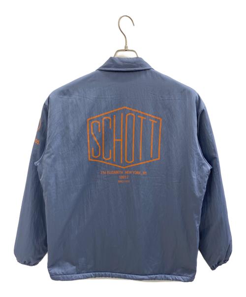 SCHOTT BROS.（ショットブロス）SCHOTT BROS. (ショットブロス) CHEST POCKET COACH JACKET ライトグレー サイズ:SIZE Mの古着・服飾アイテム