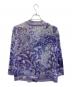 LEONARD FASHION (レオナールファッション) ノーカラージャケット パープル サイズ:LL：4000円