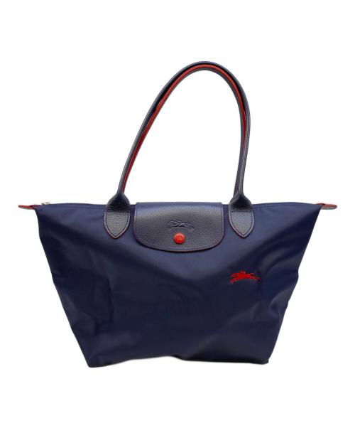 LONGCHAMP（ロンシャン）LONGCHAMP (ロンシャン) トートバッグ ネイビーの古着・服飾アイテム