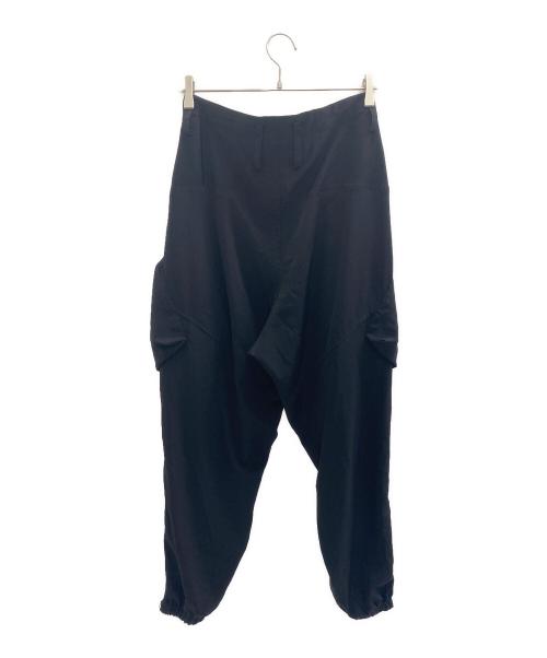 Y's（ワイズ）Y's (ワイズ) 25SS TA/PE CREPE DE CHINE FLIGHT PANTS ブラック サイズ:2の古着・服飾アイテム