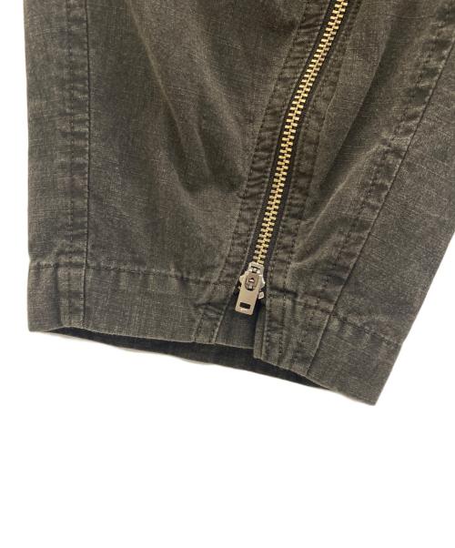 Y's（ワイズ）Y's (ワイズ) 25SS COTTON SLAB GARMENT DYEING FLIGHT PANTS グレー サイズ:2の古着・服飾アイテム