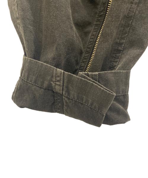 Y's（ワイズ）Y's (ワイズ) 25SS COTTON SLAB GARMENT DYEING FLIGHT PANTS グレー サイズ:2の古着・服飾アイテム