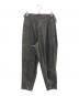 Y's（ワイズ）の古着「25SS COTTON SLAB GARMENT DYEING FLIGHT PANTS」｜グレー