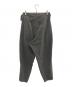 Y's (ワイズ) 25SS COTTON SLAB GARMENT DYEING FLIGHT PANTS グレー サイズ:2：32000円