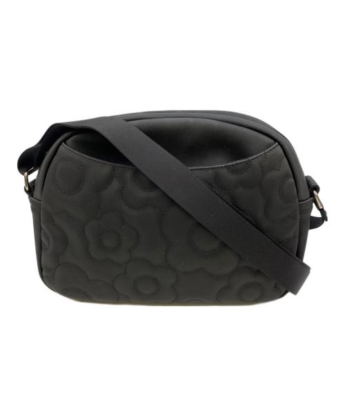 MARY QUANT（マリークヮント）MARY QUANT (マリークヮント) デイジーランダムキルトショルダーバッグ ブラックの古着・服飾アイテム