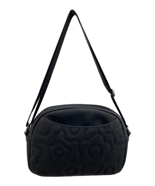 MARY QUANT（マリークヮント）MARY QUANT (マリークヮント) デイジーランダムキルトショルダーバッグ ブラックの古着・服飾アイテム
