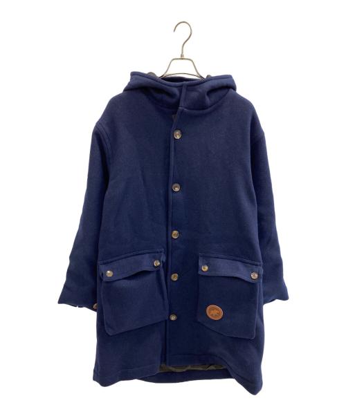 HUNTING WORLD（ハンティングワールド）HUNTING WORLD (ハンティングワールド) フーデッドコート ネイビー サイズ:Lの古着・服飾アイテム