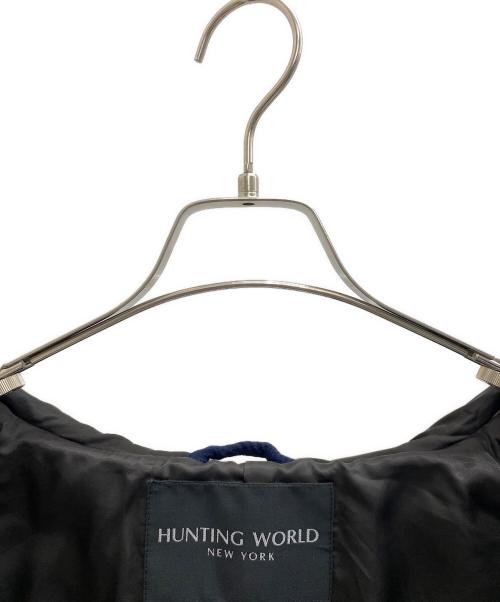 HUNTING WORLD（ハンティングワールド）HUNTING WORLD (ハンティングワールド) フーデッドコート ネイビー サイズ:Lの古着・服飾アイテム