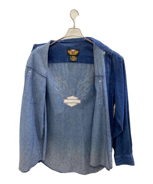 HARLEY-DAVIDSON（ハーレーダビッドソン）HARLEY-DAVIDSON (ハーレーダビッドソン) デニムジャケット インディゴ サイズ:SIZE XLの古着・服飾アイテム