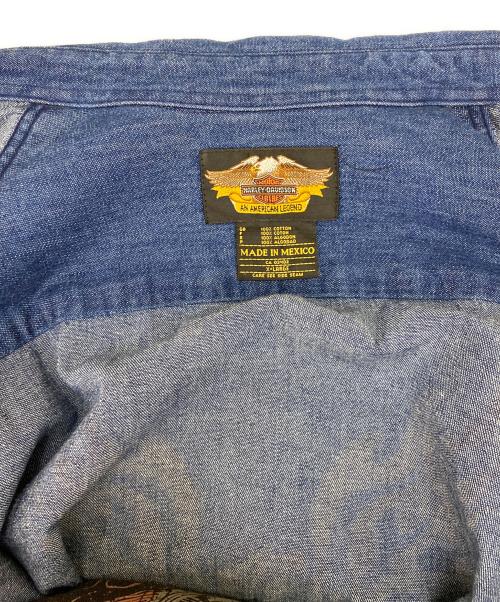 HARLEY-DAVIDSON（ハーレーダビッドソン）HARLEY-DAVIDSON (ハーレーダビッドソン) デニムジャケット インディゴ サイズ:SIZE XLの古着・服飾アイテム