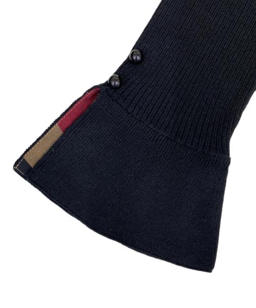 BLUE LABEL CRESTBRIDGE（ブルーレーベルクレストブリッジ）BLUE LABEL CRESTBRIDGE (ブルーレーベルクレストブリッジ) ニットワンピース ブラック サイズ:38の古着・服飾アイテム