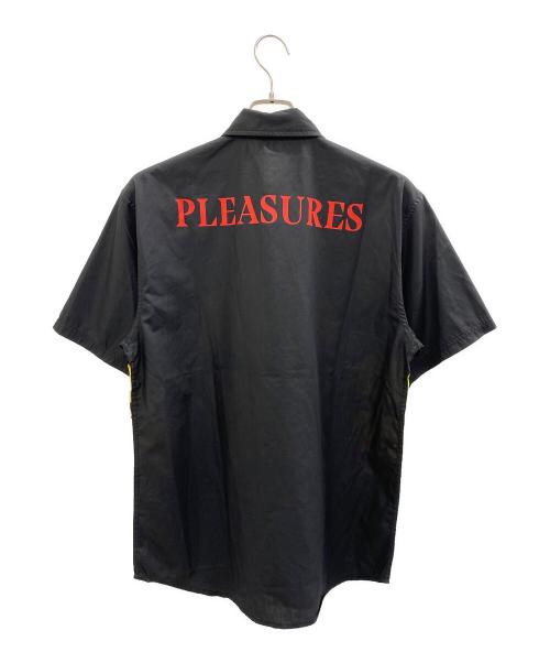 PLEASURES（プレジャーズ）PLEASURES (プレジャーズ) Marilyn Manson (マリリンマンソン) Pleasures X Marilyn Manson S/S Shirts ブラック サイズ:Sの古着・服飾アイテム