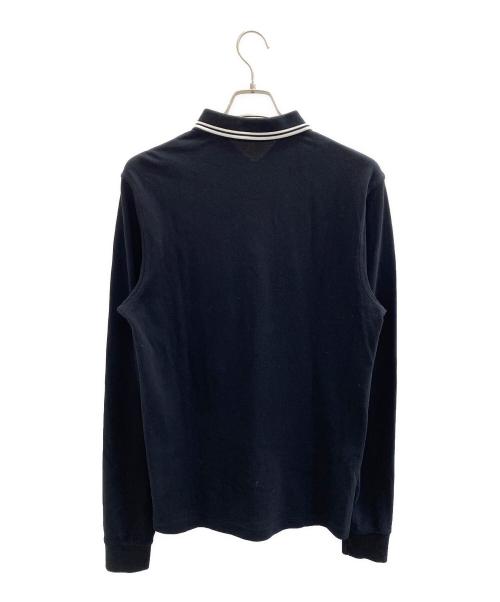 FRED PERRY（フレッドペリー）FRED PERRY (フレッドペリー) 鹿の子 L/S ポロシャツ ブラック サイズ:Mの古着・服飾アイテム