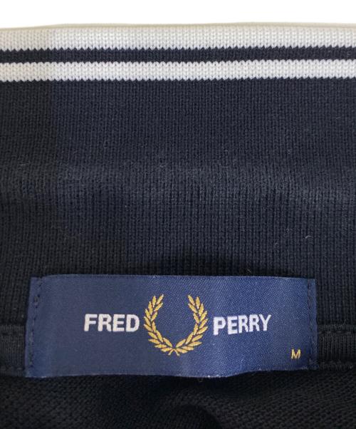FRED PERRY（フレッドペリー）FRED PERRY (フレッドペリー) 鹿の子 L/S ポロシャツ ブラック サイズ:Mの古着・服飾アイテム