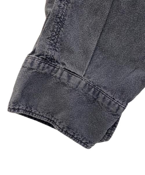 STONE ISLAND（ストーンアイランド）STONE ISLAND (ストーンアイランド) 99's ウォッシュ加工ロングスリーブシャツ グレー サイズ:Mの古着・服飾アイテム