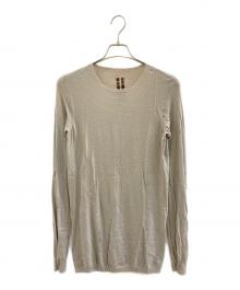 RICK OWENS（リックオウエンス）の古着「00's ウールニットシャツ」｜ベージュ