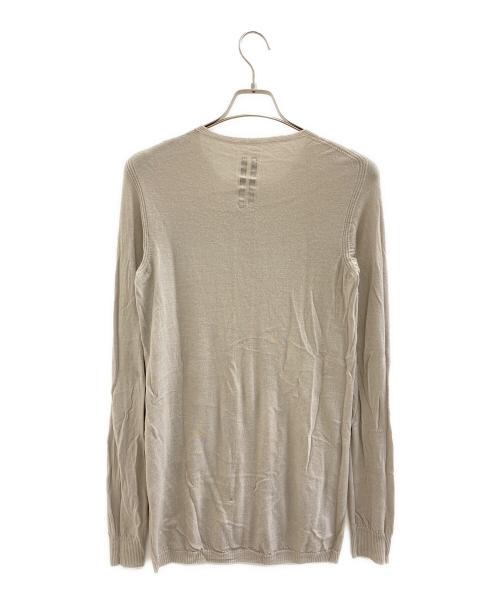 RICK OWENS（リックオウエンス）RICK OWENS (リックオウエンス) 00's ウールニットシャツ ベージュ サイズ:Mの古着・服飾アイテム