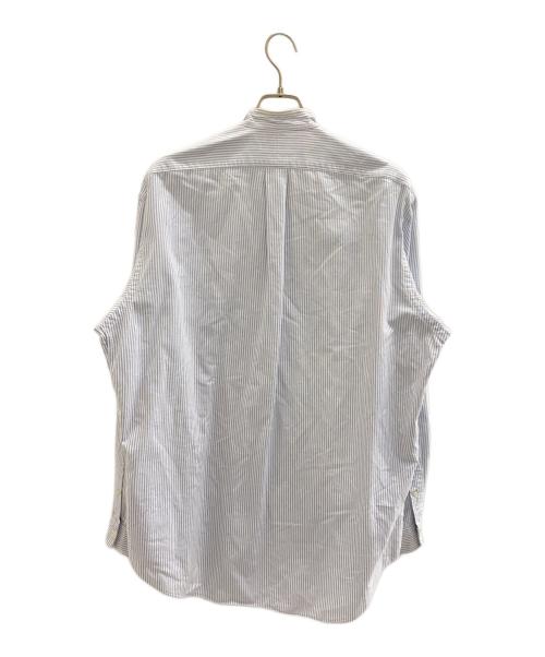RALPH LAUREN（ラルフローレン）RALPH LAUREN (ラルフローレン) スタンドカラー オックスフォードシャツ スカイブルー サイズ:16-35の古着・服飾アイテム