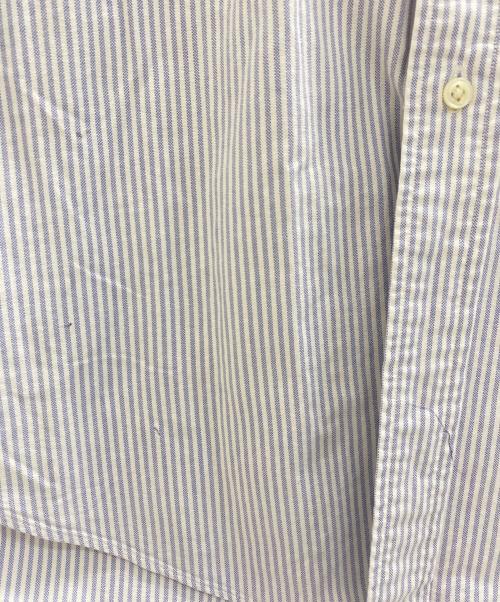 RALPH LAUREN（ラルフローレン）RALPH LAUREN (ラルフローレン) スタンドカラー オックスフォードシャツ スカイブルー サイズ:16-35の古着・服飾アイテム