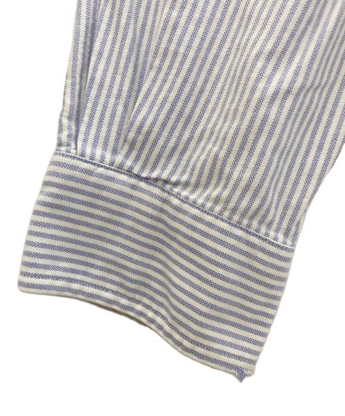 RALPH LAUREN（ラルフローレン）RALPH LAUREN (ラルフローレン) スタンドカラー オックスフォードシャツ スカイブルー サイズ:16-35の古着・服飾アイテム
