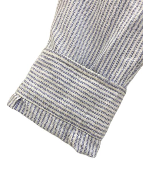 RALPH LAUREN（ラルフローレン）RALPH LAUREN (ラルフローレン) スタンドカラー オックスフォードシャツ スカイブルー サイズ:16-35の古着・服飾アイテム