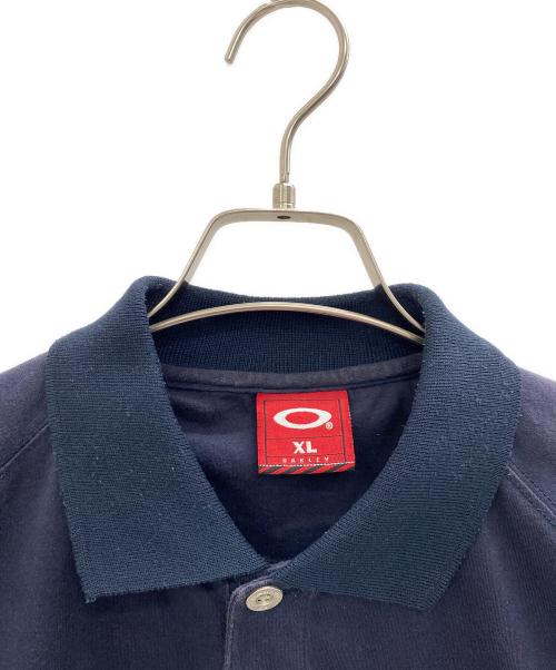 OAKLEY（オークリー）OAKLEY (オークリー) ポロシャツ ブラック サイズ:XLの古着・服飾アイテム