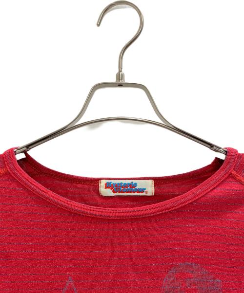 Hysteric Glamour（ヒステリックグラマー）Hysteric Glamour (ヒステリックグラマー) 長袖カットソー レッド サイズ:Freeの古着・服飾アイテム