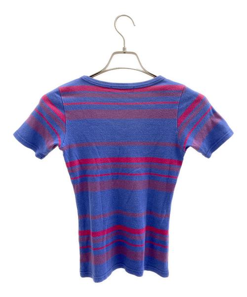 Hysteric Glamour（ヒステリックグラマー）Hysteric Glamour (ヒステリックグラマー) Y2K S/S ピチTシャツ ブルー サイズ:Freeの古着・服飾アイテム