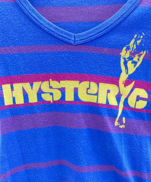 Hysteric Glamour（ヒステリックグラマー）Hysteric Glamour (ヒステリックグラマー) Y2K S/S ピチTシャツ ブルー サイズ:Freeの古着・服飾アイテム