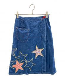 Hysteric Glamour（ヒステリックグラマー）の古着「巻きスカート」｜ブルー