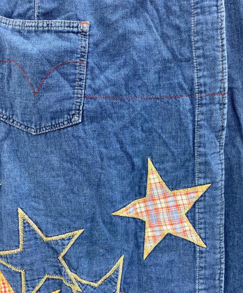 Hysteric Glamour（ヒステリックグラマー）Hysteric Glamour (ヒステリックグラマー) 巻きスカート ブルー サイズ:Freeの古着・服飾アイテム
